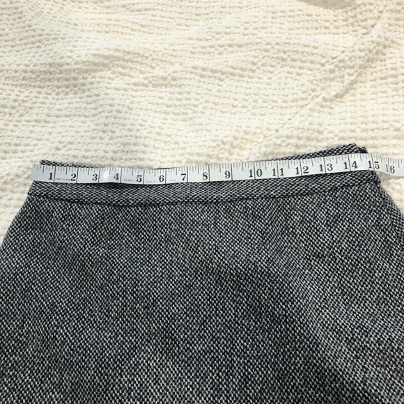 DKNYC Black Speckled Wool Blend Miniskirt Suit Set Sz. 4 - Picture 12 of 12